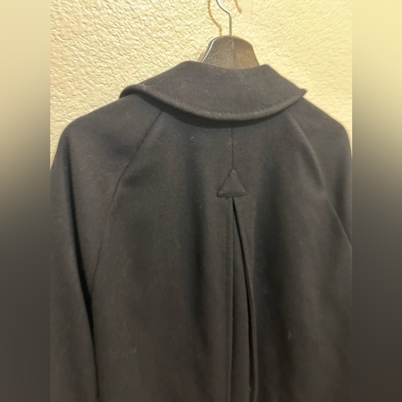 Caruso Black Wool Coat VM5010 - Picture 12 of 16